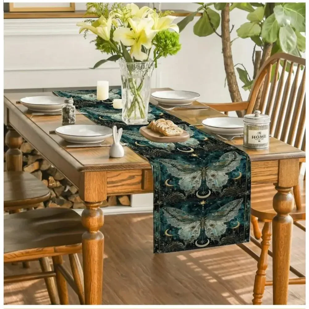 Celestial Moth Table Runner 13